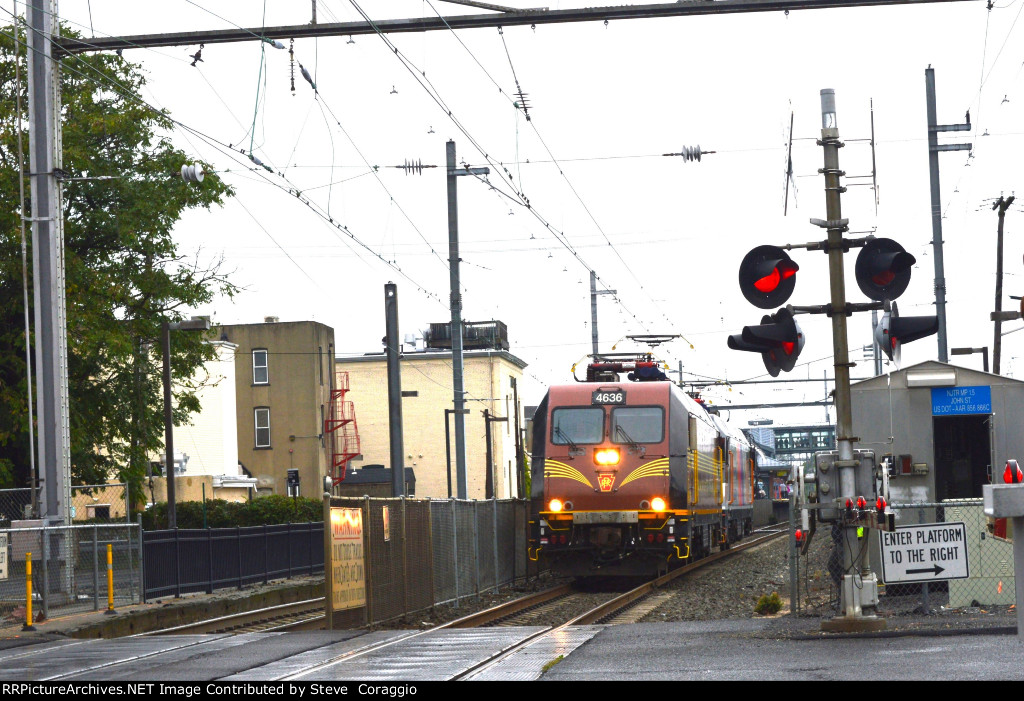 Apporaching John Street Grade Crossing